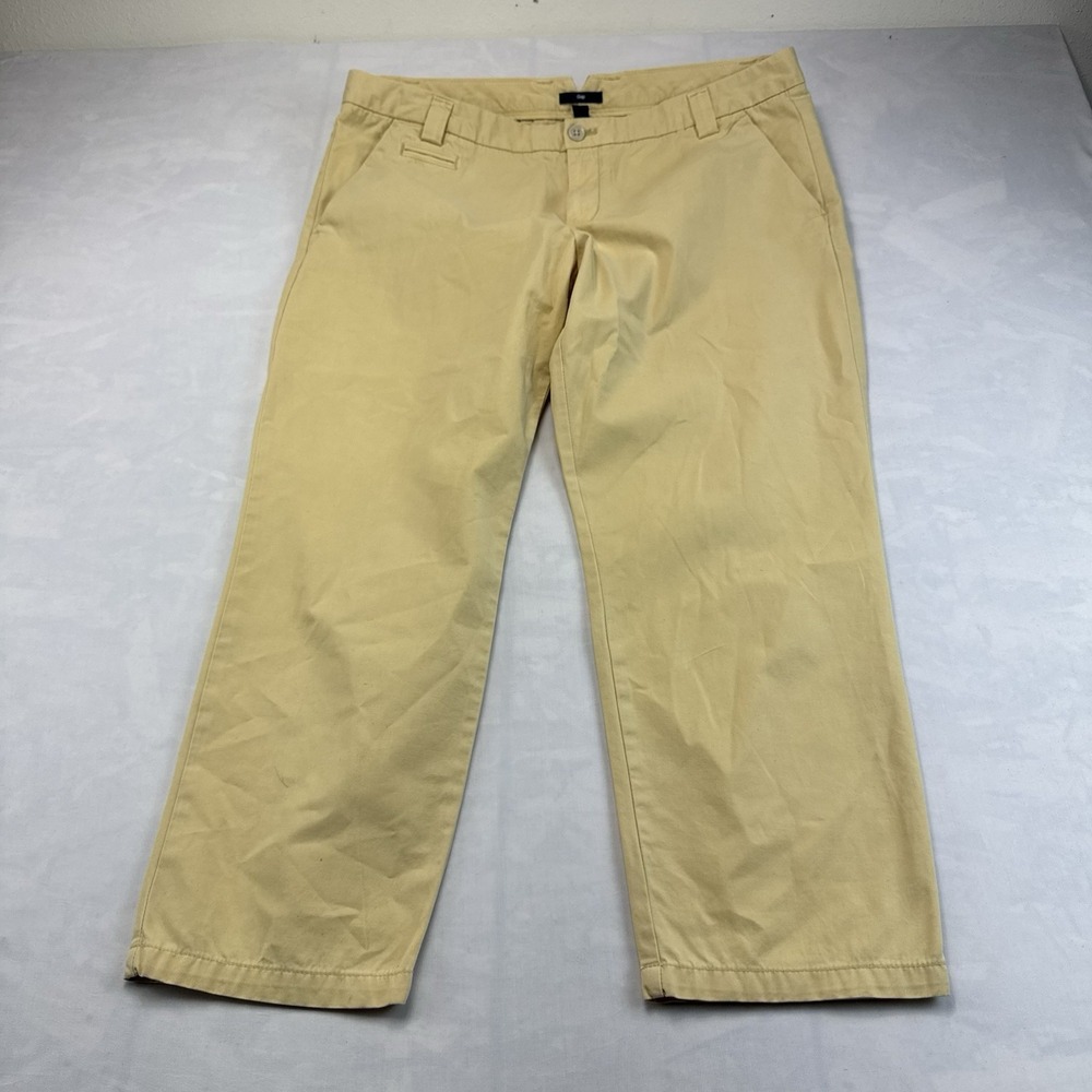 Gap Khaki Chino Pants Women's Size 14 Regular Straight Leg Beige